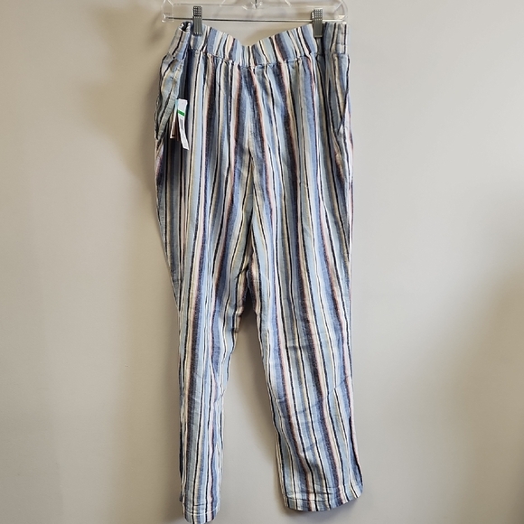 Per Se Multicolor Striped Chinos - Picture 3 of 4